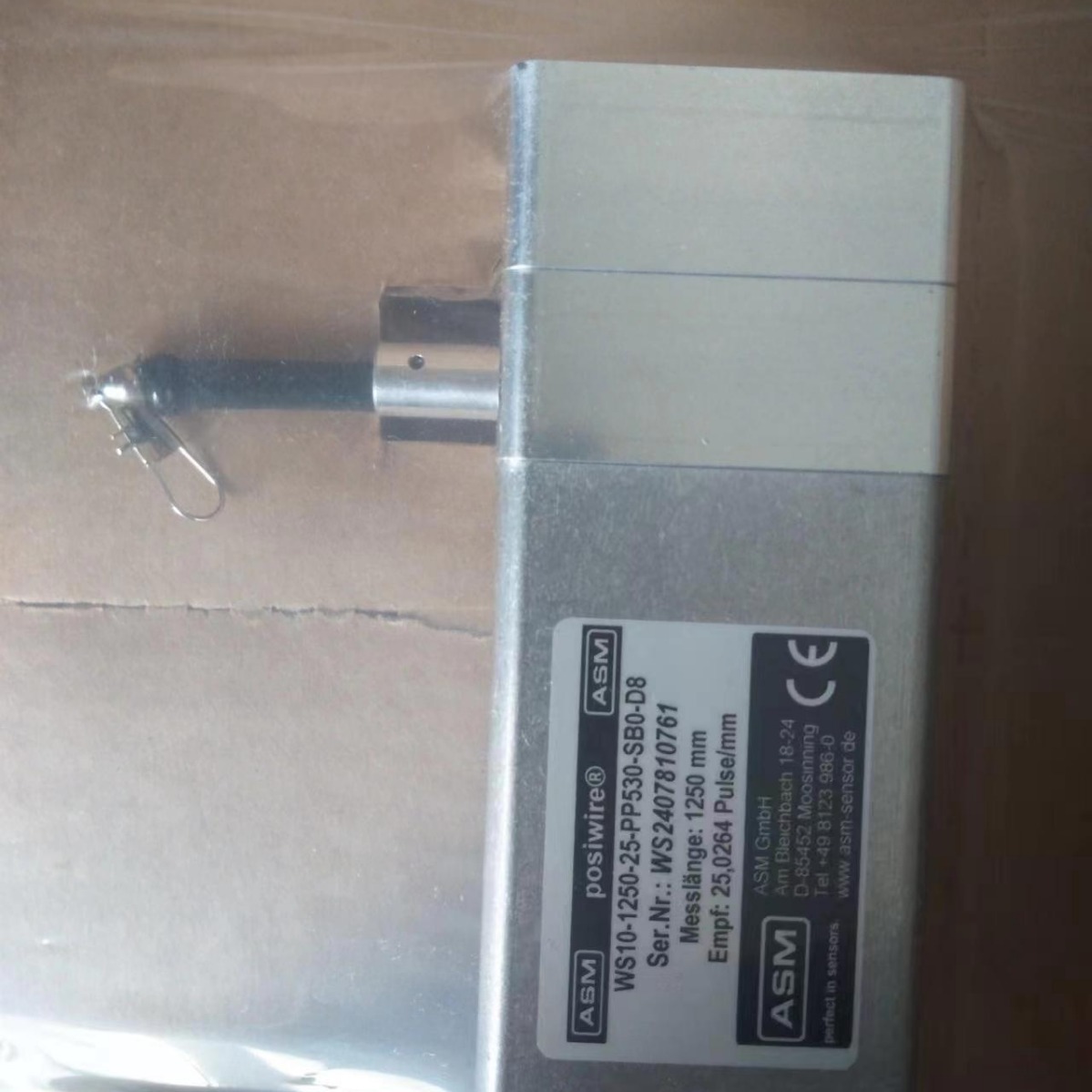 德国ASM	  WS10-1250-25-PP530-SB0-D8位置传感器