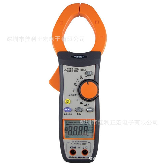 泰玛斯TM-3014 AC/DC数位钩表数字钳形表TM3014多用钳形表