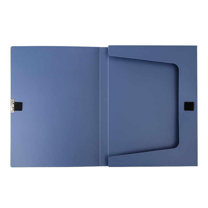Caja de archivo de una pieza engrosada Caja de archivo de plástico a4 Carpeta de datos de gran capacidad Caja de almacenamiento de archivos Suministros de oficina