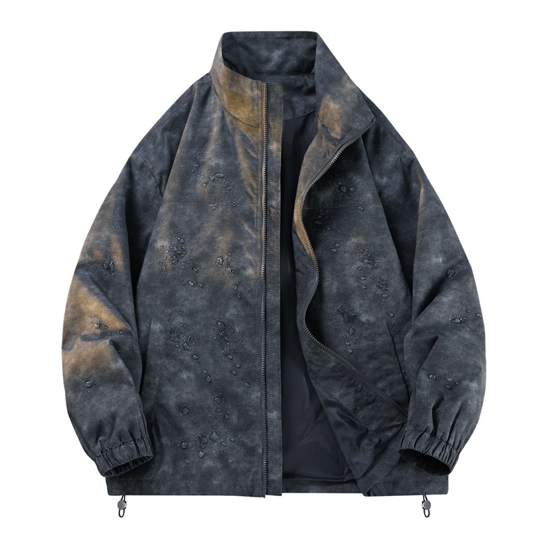 Double-sided spring camouflage quality Japanese retro jacket for men…