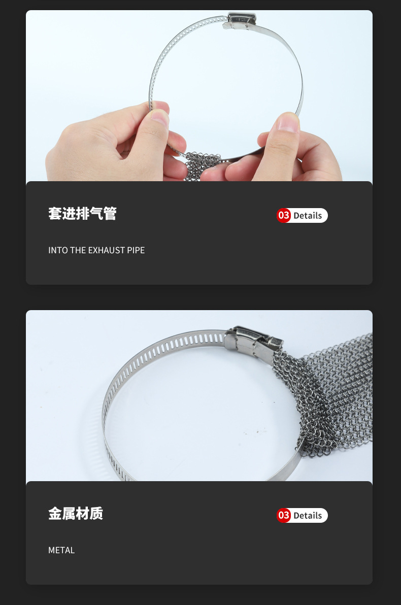 Anti-static mopping with BYD grounding strip for automobile wear-resistant artifact to remove exhaust pipe bracelet human body in winter