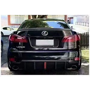 06-12 Lexus IS250 300 350 üçün modifikasiya edilmiş PP parlaq qara arxa dodaq