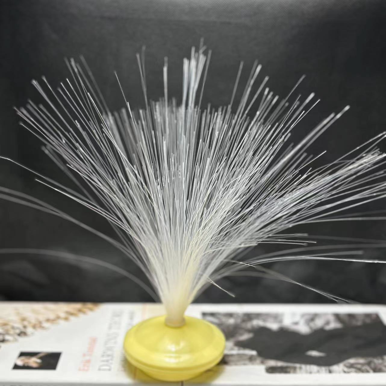 Lámpara de fibra óptica LED estrella de fibra óptica decoración del dormitorio doméstico LED luz nocturna colorida luz de atmósfera de cambio de color automático