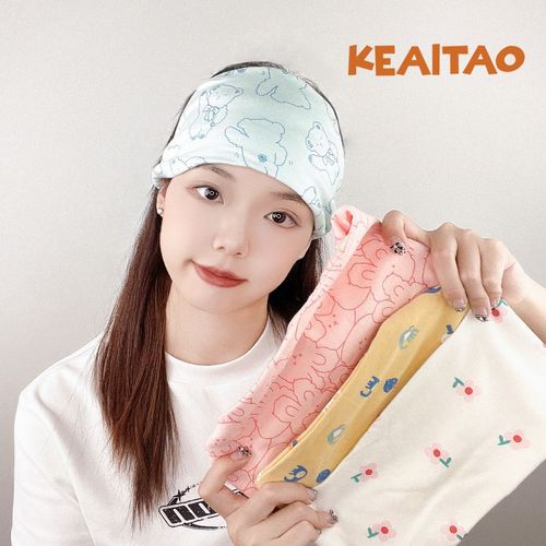 Cute confinement windproof headband, pregnant women's headscarf, multi-functional pile hat, postpartum pure cotton breathable confinement headband