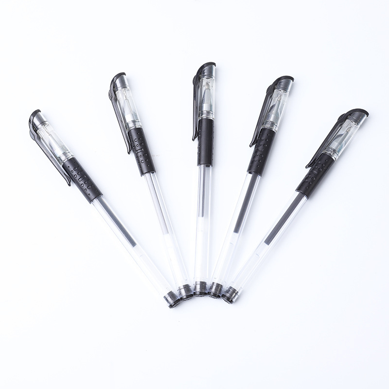 Suministros de papelería al por mayor, bolígrafos de escritura, bolígrafos de gel para estudiantes, bolígrafos coreanos bonitos a base de agua, bolígrafos negros para firmas, transfronterizos