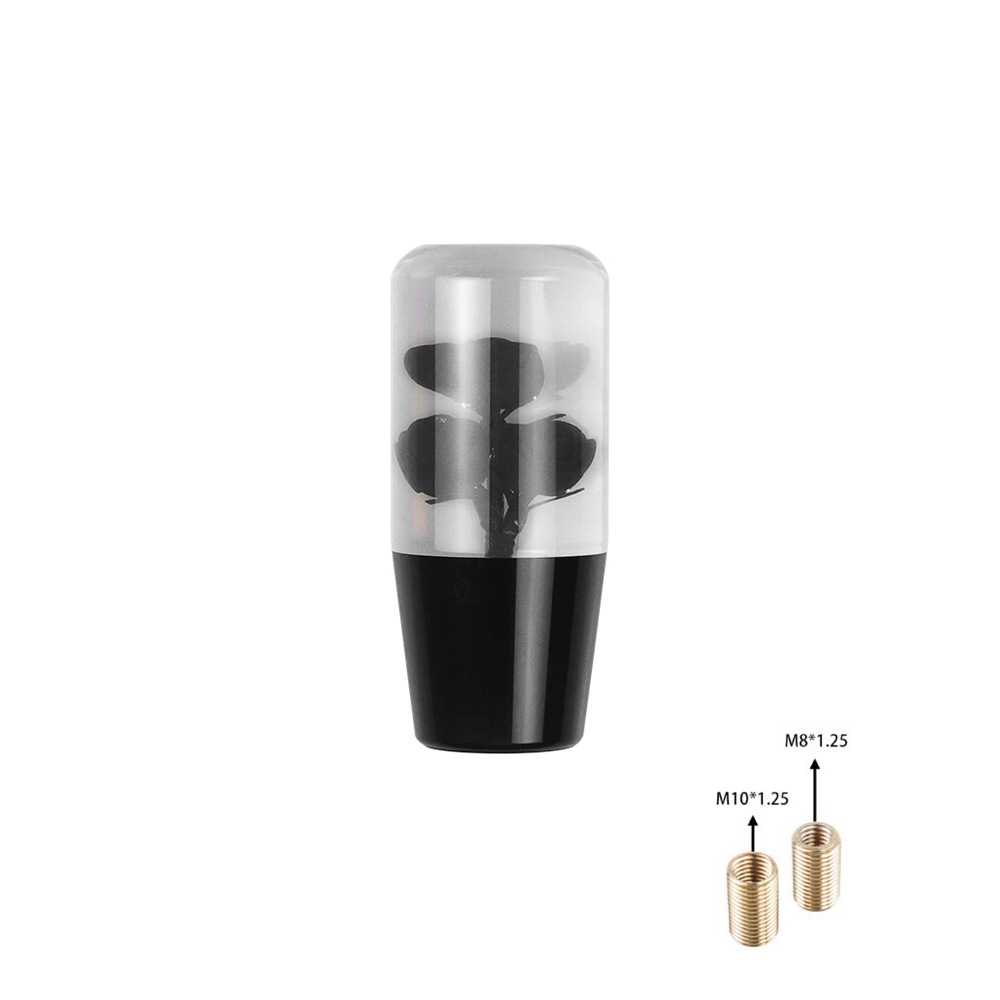 Car modification universal acrylic personality crystal rose gear head shift manual gear shift lever head