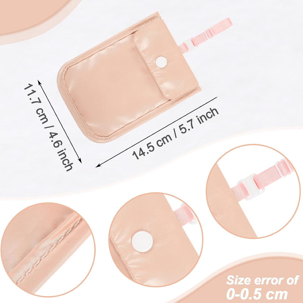 2 piezas spot al por mayor ropa interior de algodón monedero tarjeta bancaria bolsa de almacenamiento ropa interior antirrobo invisible ultrafina tarjeta pequeña