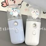 吉伊小八补水保湿便携式喷雾纳米降温脸部学生小型手持加湿器充电