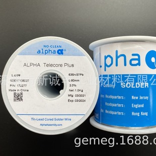 ALPHA�۷�����������ϴ���U���a��/�a�zTelecore Plus 63Sn/37Pb
