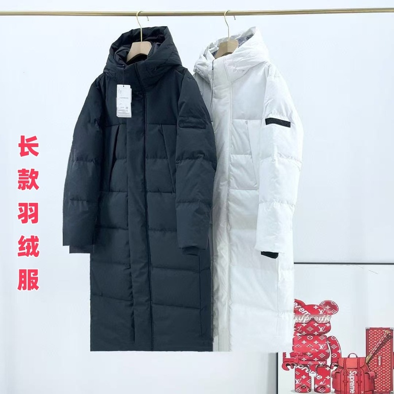 25冬季迪家新款连帽长款外套保暖透气经典时尚羽绒服极寒羽绒服|undefined