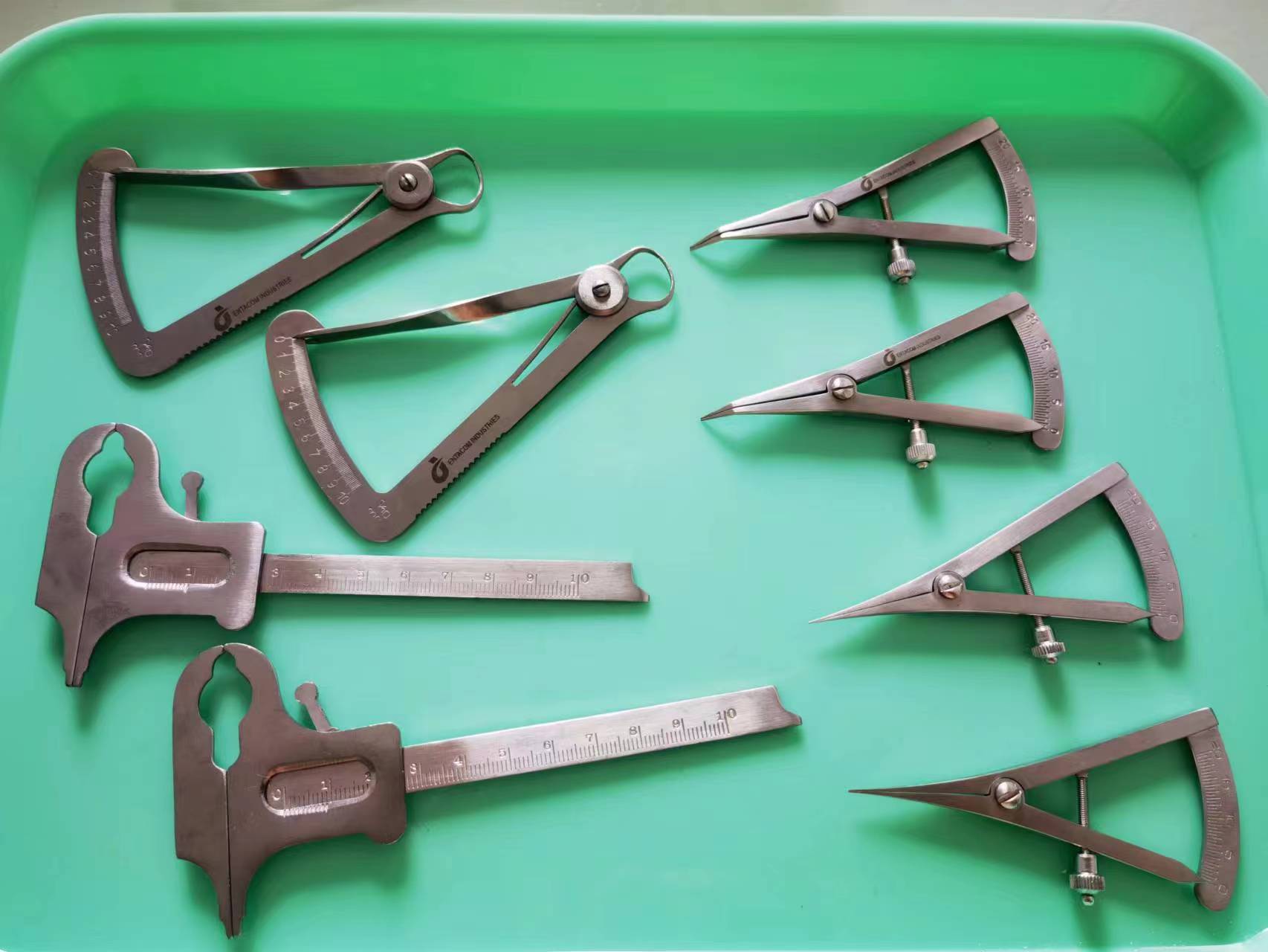 牙科 游标卡尺 金属卡尺 种植三角卡尺 眼眶测量器