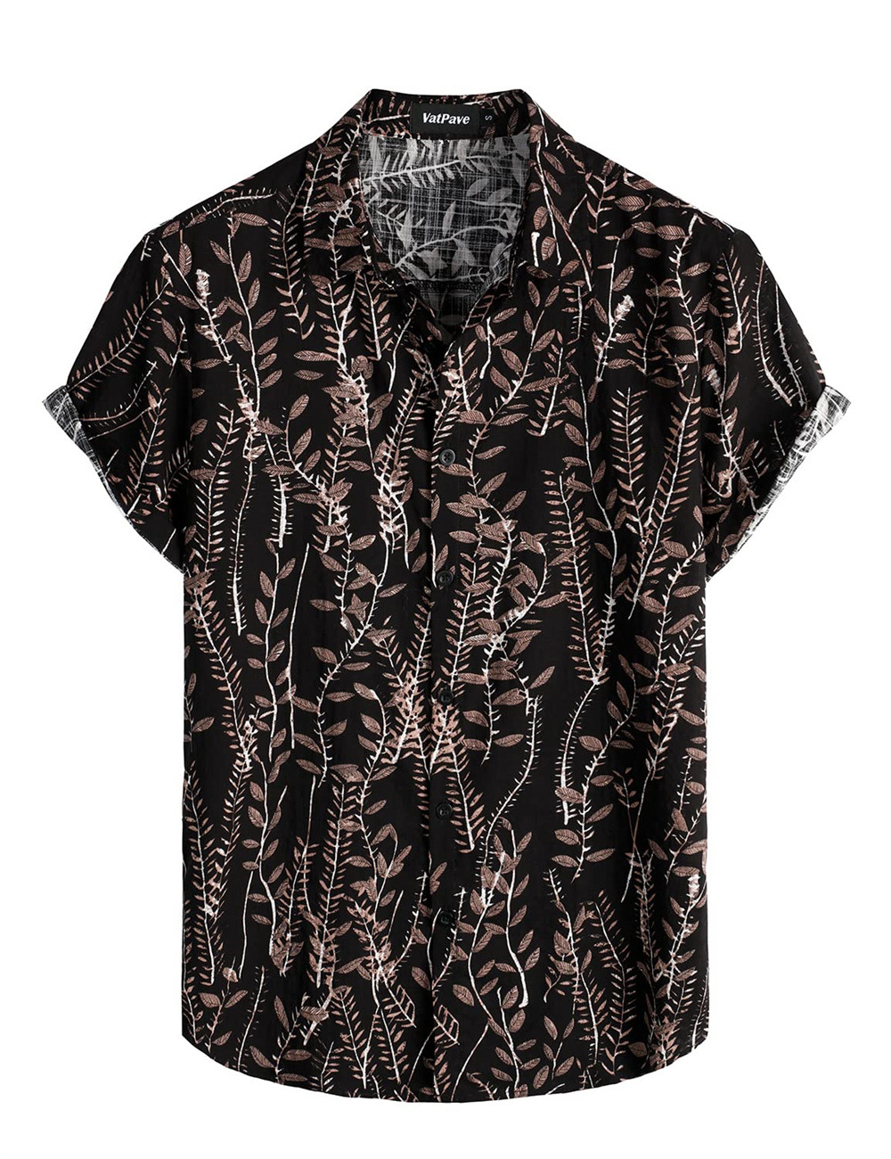 El verano Hawaiano de los hombres fronterizos del Amazonas imprimió la Fábrica de la fuente de la camisa de manga corta DINGZHI