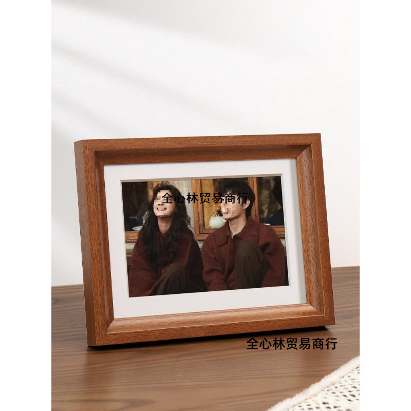Solid Wood Photo Frame Table Washed Photos Made into Photo Album 6inch 7inch 8 Plus Printed diy Wall Hanging Picture Frame