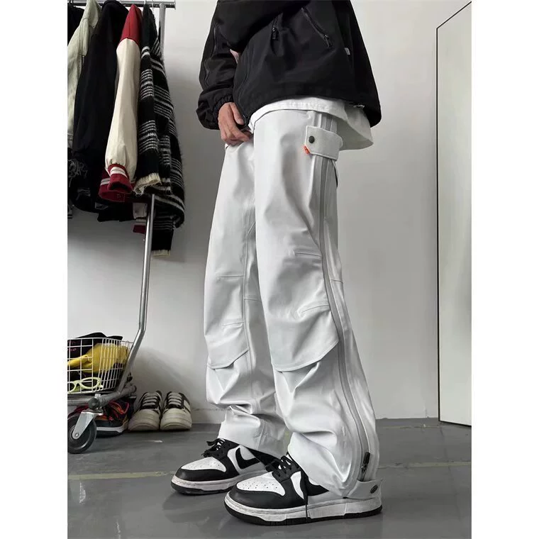 Полуосень designer маленькие путешествия водонепроницаемые брюки для лазания с молнией, американский стиль, тренд сезона