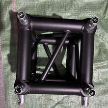 厂家供应灯光舞台290*290铝合金桁架黑色舞台背景帮烤漆桁架