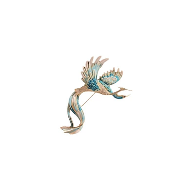 brooch women's vintage enamel | Yaxa sancaqları