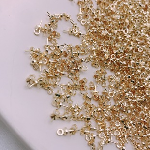 14K�����ɫ����ᔰ��ճ���Ʒ����׶���diy��ñ1F601���L