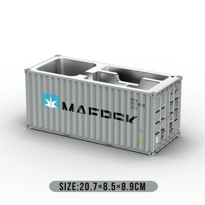 集装箱模型摆件办公桌面文具笔筒收纳礼品盒航运货柜玩具创意礼品|undefined