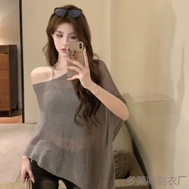 女式针织衫;吊带背心;连衣裙