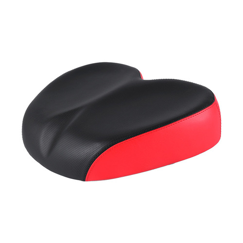 Bicycle seat cushion, road bike waterproof shock-absorbing seat cushion, outdoor riding accessories, widened dustproof mountain bike saddle