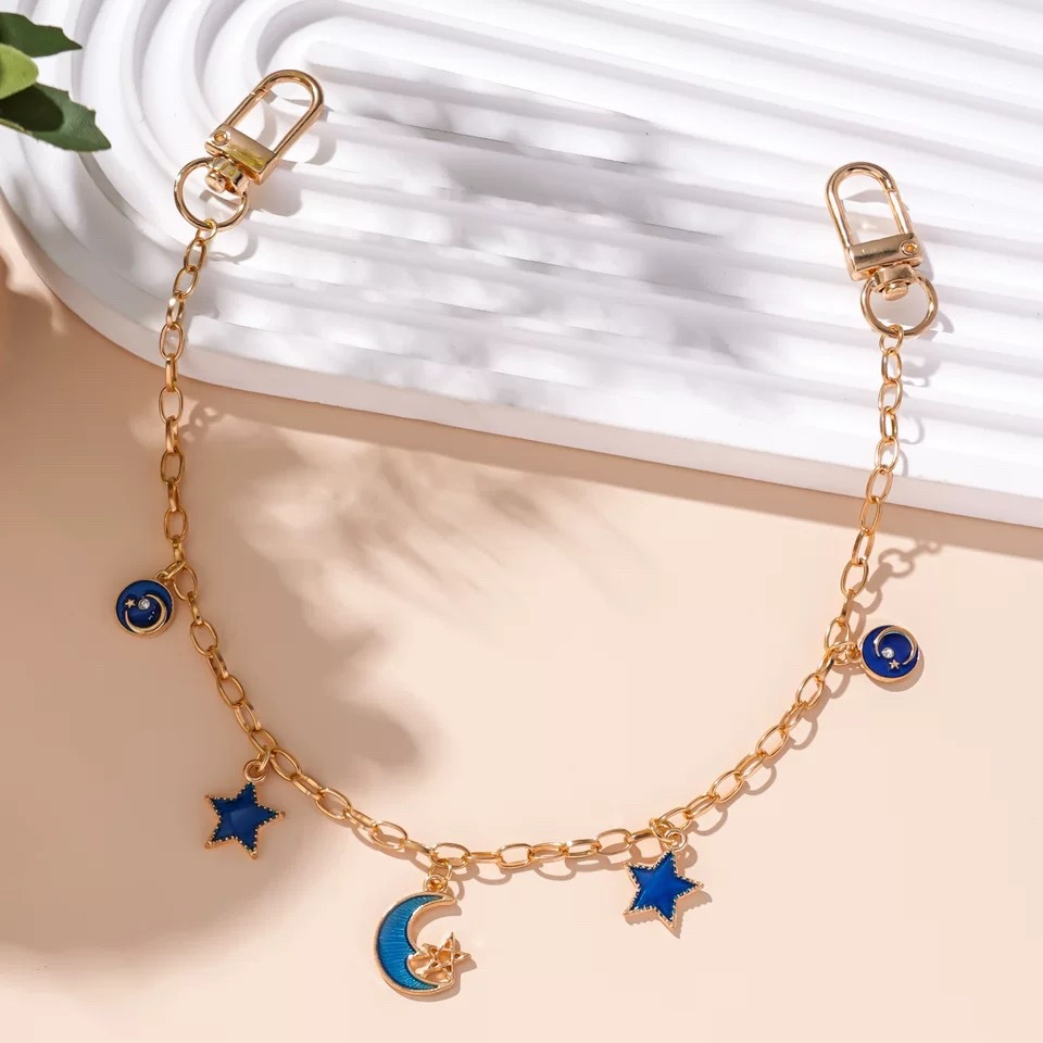Cadena Decorativa de Metal para Bolso con Función de Extensión