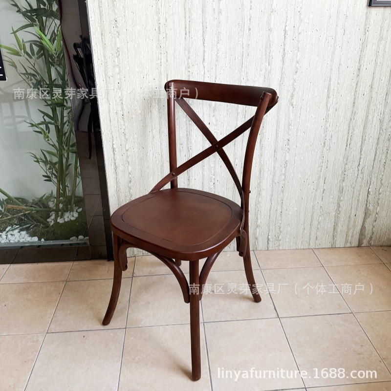 Mesas y sillas cuadradas de madera maciza retro americana combinación cafetería tienda de té con leche tienda de postres restaurante occidental barra de limpieza mesa comercial
