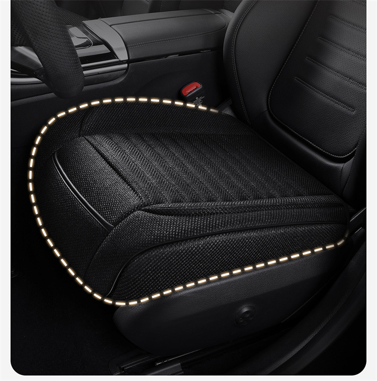 Soft, Comfortable, Breathable, Simple and Versatile Car Seat Cover for All Seasons, Wear-Resistant and Dirt-Resistant, Fully Enclosed Car Seat Cushion