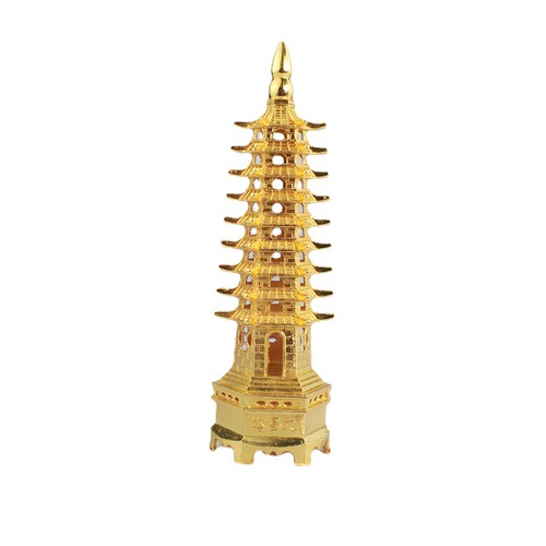 Wenchang Tower Ornaments Nine-Layer Thirteen-Layer Copper Alloy Wenchang Tower Ornaments Wenchang Small Large Student Desk Ornaments