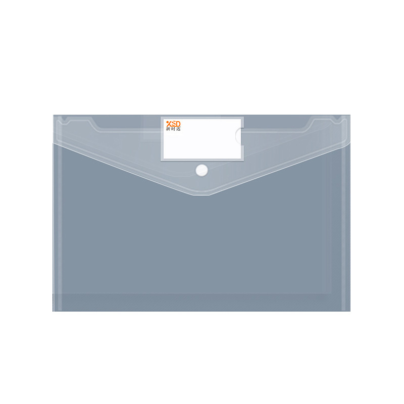 Bolsa de archivo A4 espesa bolsa de papel de prueba de plástico transparente bolsa de archivo de estudiantes bolsa de información de oficina de negocios