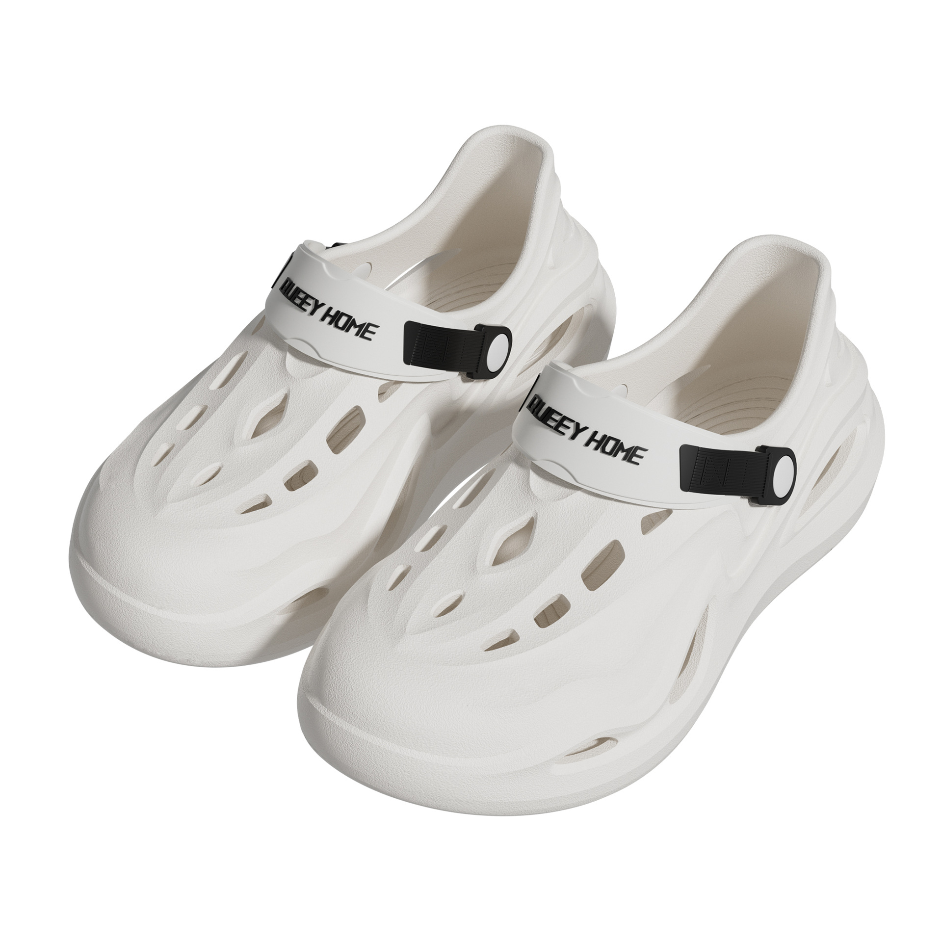 Scarpe da coccodrillo da uomo con sensazione di cacca 2026 Estate nuova borsa esterna tacco suola spessa antiscivolo sandali comfort per la casa per uomo