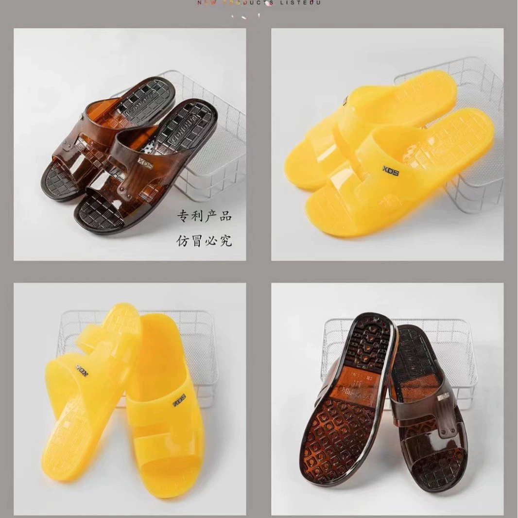 Летние супер новые мужские буксирные фабрики оптовые мягкие подошвы, износостойкие средние и пожилые, износостойкие плоские подошвы мужские тапочки