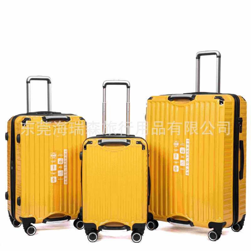 Thickened Double-Handle 34inch Extra-Large Luggage Suitcase, Best-Selling Foreign Trade Trolley Case 4-Piece Set, Three-Step Ladder Travel Suitcase for Men and Women