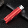 Ome AM293 inflatable lighter wholesale metal portable straight fire and windproof cigarette lighter creative gift direct sales