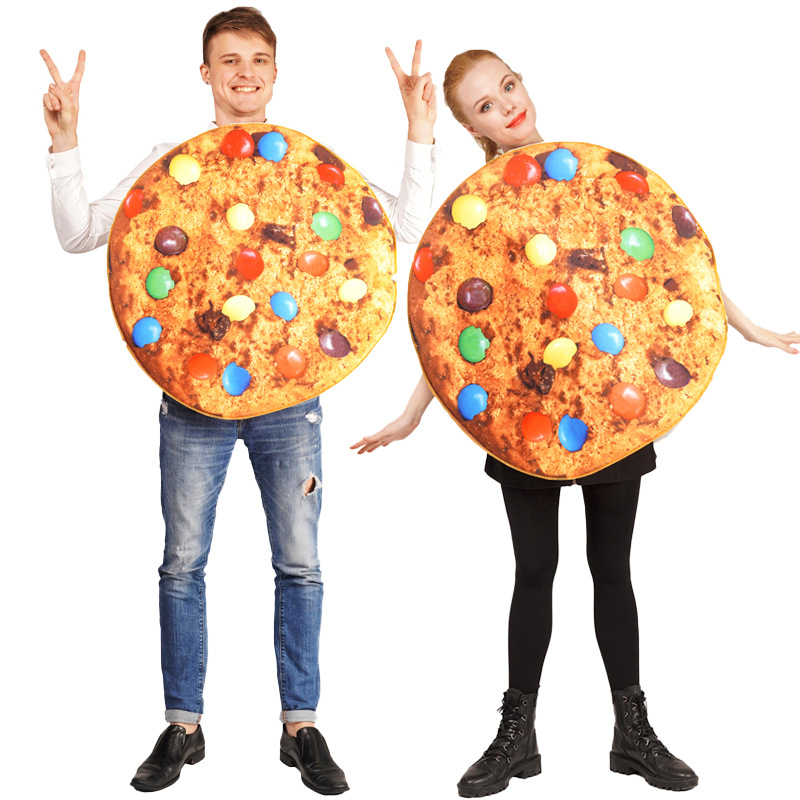 Adulto cookie rendimiento traje Halloween Masquerade Cosplay etapa juego fiesta traje