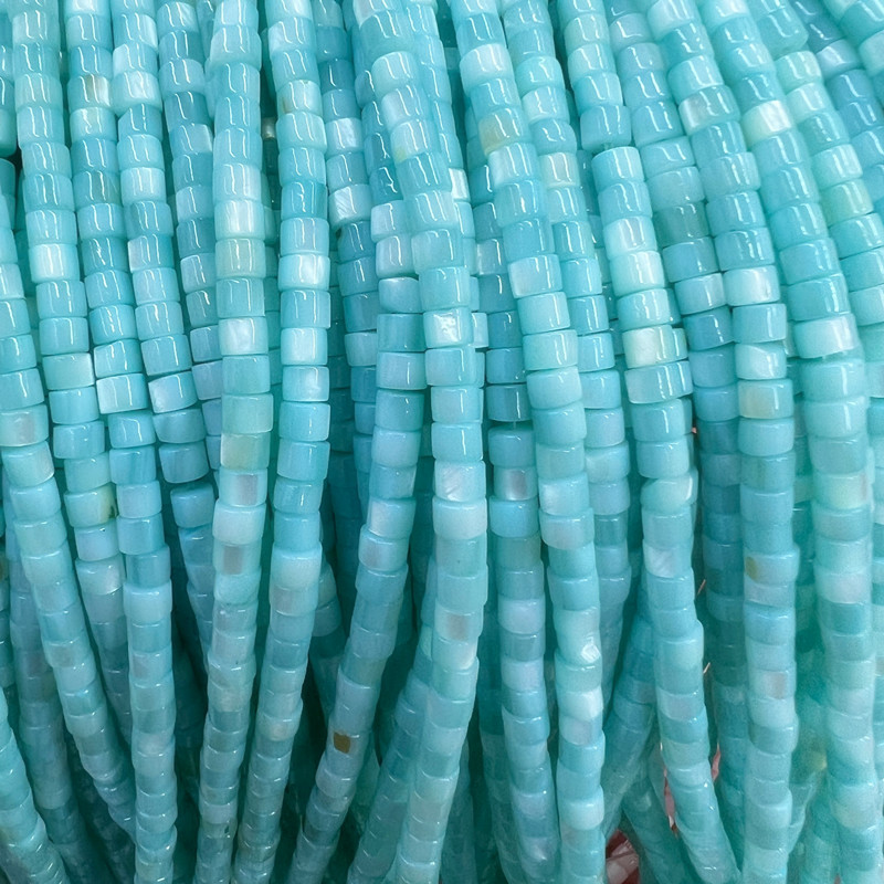 淡贝圆片-湖蓝色