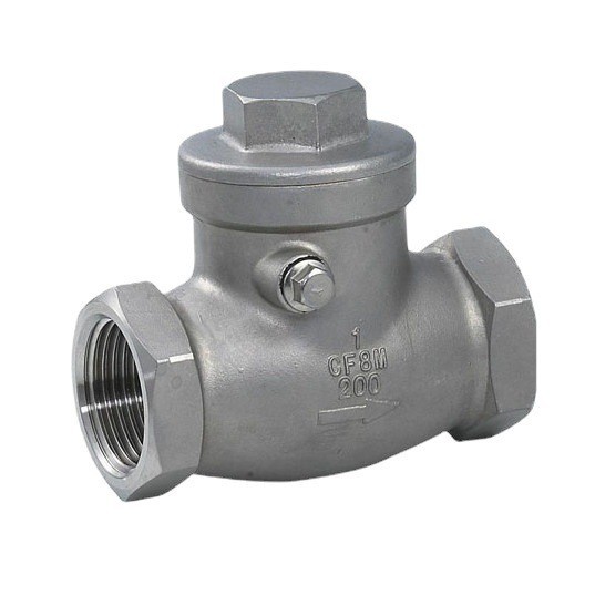 厂家直供不锈钢 旋启式止回阀 H14W-200WOG静音防回流静音设计