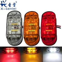 Трансграничная электронная коммерция 8LED боковой свет грузовика 9-30 В широкое напряжение красный желтый синий зеленый белый Пиранья боковой свет Заводская поставка