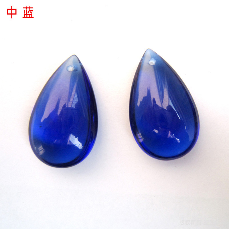 In blue