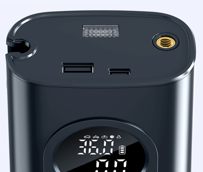 Hot-Selling Car Air Pump, Wireless Portable Car Electric Air Pump, Car Tire Inflator