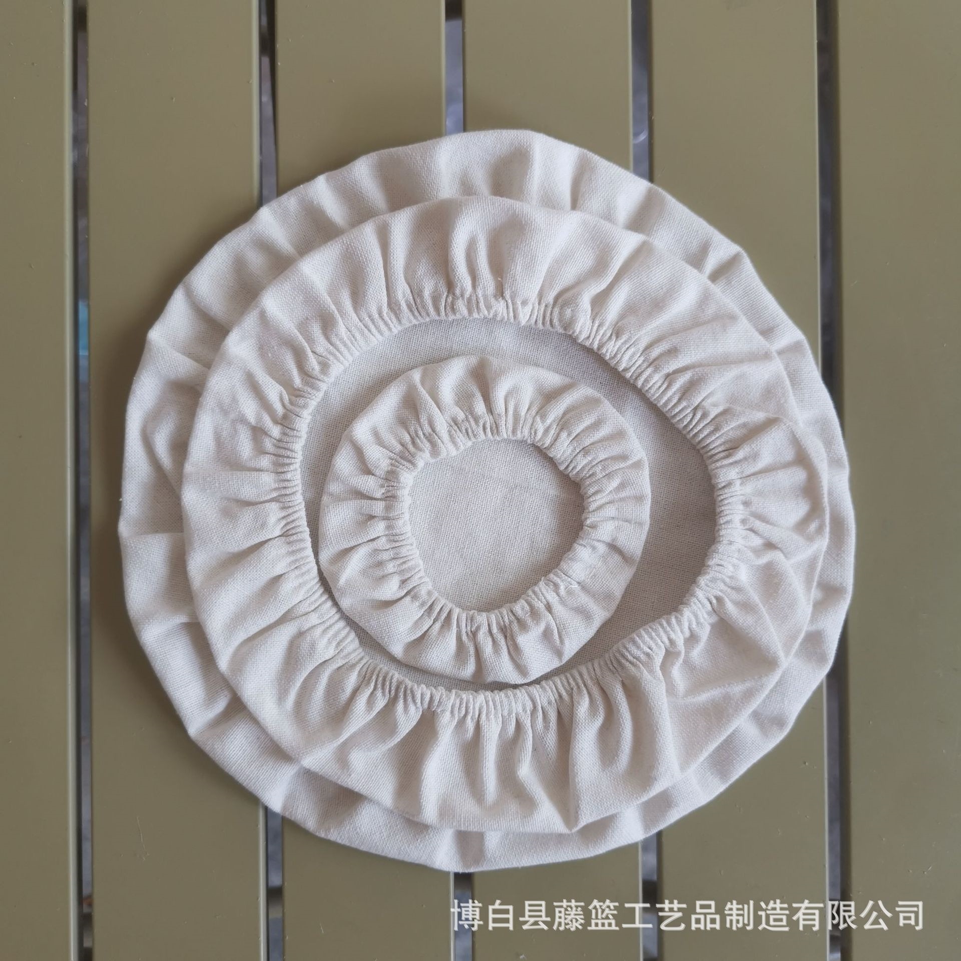 Cotton Fabric Bowl Cover Elastic Dustproof Breathable Bowl Cloth Lid for Bread Fermentation Reusable