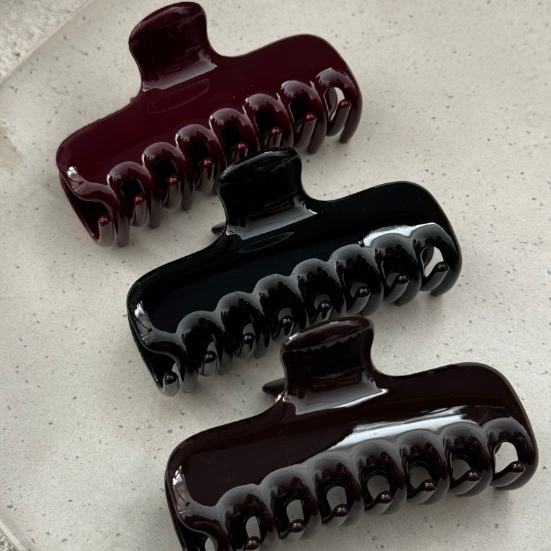 Pince À Cheveux Antidérapante Épaisse Pour Queue De Cheval Haute_voghion.com