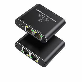 Gigabit Network Splitter One-to-three RJ45 Interface One in and Three Out 1000Mbps 1×3 Splitter
