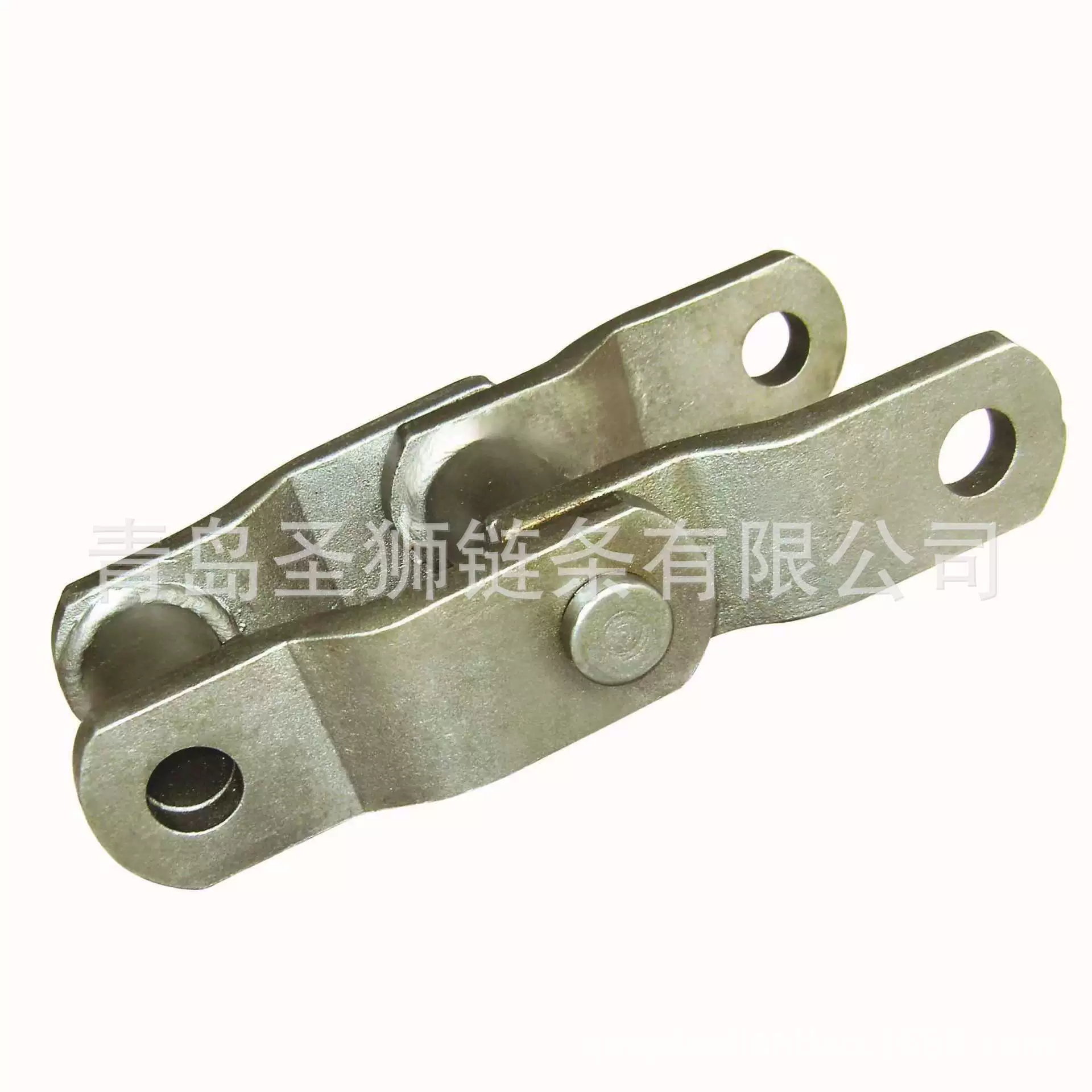 Сварная структурная изогнутая пластинчатая цепь для инженерной тяги