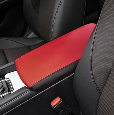 Case Handcase Protective Leather – Sürətlər qutusu və əl tormozu başlıqları - red-spell-black