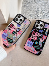 case潮牌iPhone14pro max手机壳13pro侧字镜面12全包小红书11通用