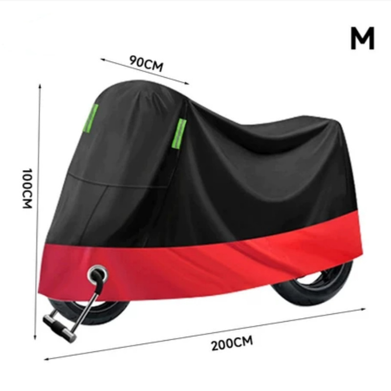 Cross-border motorcycle cover, motorcycle sun and rain protection cover, waterproof and dustproof universal sunshade cover, full cover