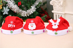 Children's Halloween Christmas New Product Solid Color Santa Hat Glasses Accessory Snowman Reindeer Colorful Glowing