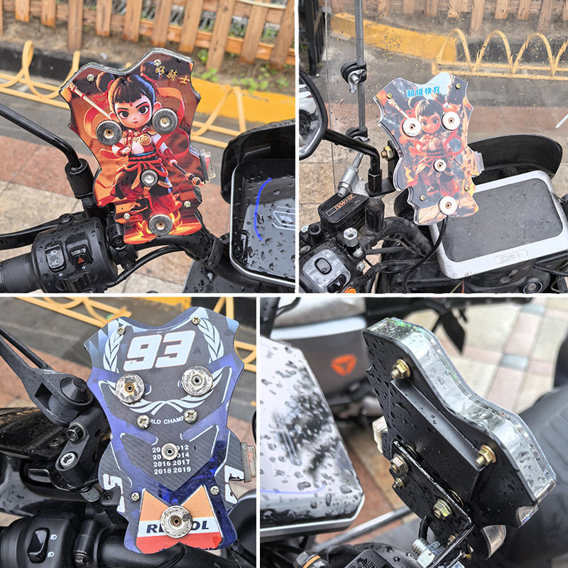 Electric Vehicle Mobile Phone Support for Takeaway Riders, Magnetic Fast Charging, Waterproof Charging, Strong Magnetic Running, Takeaway Delivery, Cycling Electric Vehicle Mobile Phone Support for Takeaway Riders, Magnetic Fast Charging, Waterproof Charging, Strong Magnetic Running, Takeaway Delivery, Cycling