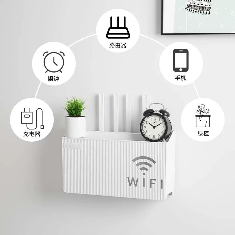Стенная беспроводная Wi-Fi ТВ-приставка - коробка для хранения дорожных slid - без крепления на стену