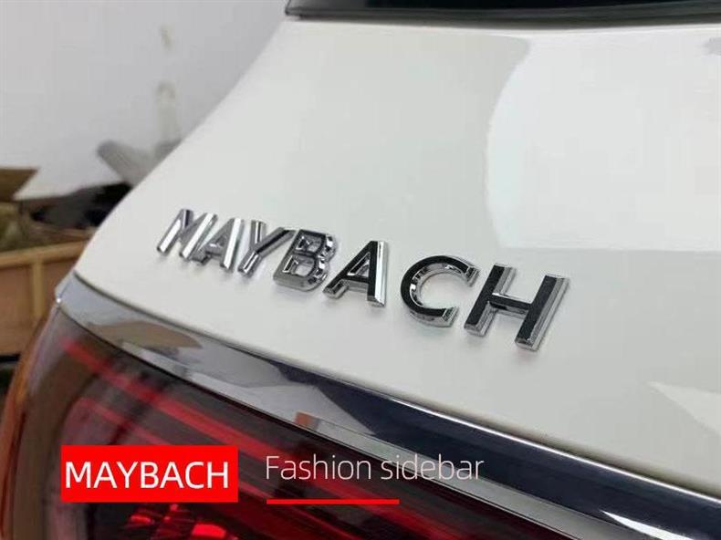 2021 Maybach rear emblem car stickers S480 S680 GLS600 480 MAYBACH rear lettering car emblem